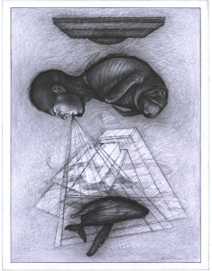 echolot, 2014, Mischtechnik, 61x45,5 cm